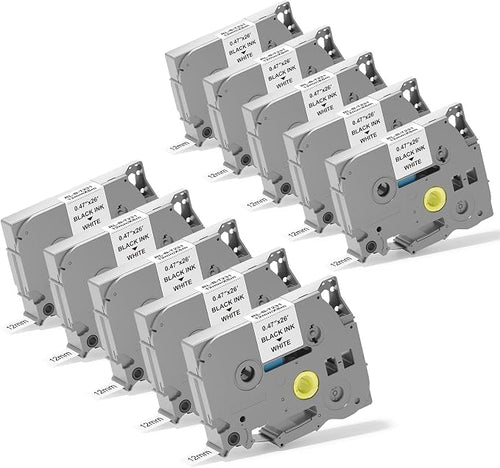 10pack TZe231 Replacement for Brother Label Maker Tape TZe TZ Tape 12mm 0.47 by Unknown