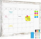 Monthly Dry Erase Calendar Whiteboard by QUEENLINK