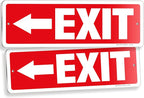 iSYFIX Exit Signs 2 Pack 12x4 Inch by iSYFIXPREMIUMSIGNS