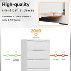 Bestoo 4-Drawer Lateral File Cabinet - Image 7