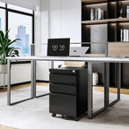 Letaya 3 Drawer Mobile File Cabinet - Image 2