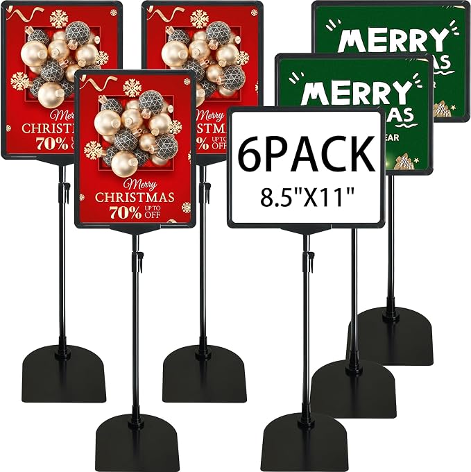 ONCEMORE Sign Holder, 8.5 x 11 Inch Sign Stand by ONCEMORE