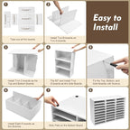 Literature Organizer with 27 Compartments | Adjustable Desktop File Sorter Mail - Image 5