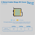 ICC 2U Ring Cable Manager Panel - Image 7