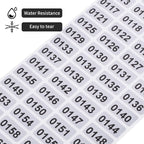 2001-3000 Consecutive Number Inventory Stickers Self Adhesive Waterproof Labels - Image 3