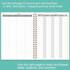 Inventory & Sales Log Book for Small Business – Inventory Ledger Book, - Image 3