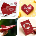 Red Cardstock 8.5" x 11 ", Valentine Day Cardstock Paper, 40 Sheets Red Card - Image 7