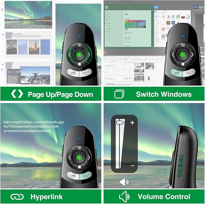 2 in 1 USB Type C Presentation Clicker - Image 5