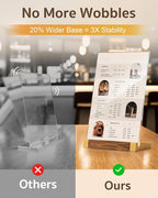 1 Pack Acrylic Sign Holder 8.5 x 11 Inch - Image 2