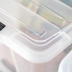 IRIS USA 40 Qt Stackable Plastic Storage Bins - Image 7