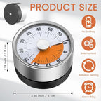 6 Pcs 60 Minute Visual Kitchen Timer Small Classroom Timers - Image 2