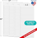 321Done To Do List Notepad 4-Pack, 3.7 x 8.5 - Image 2