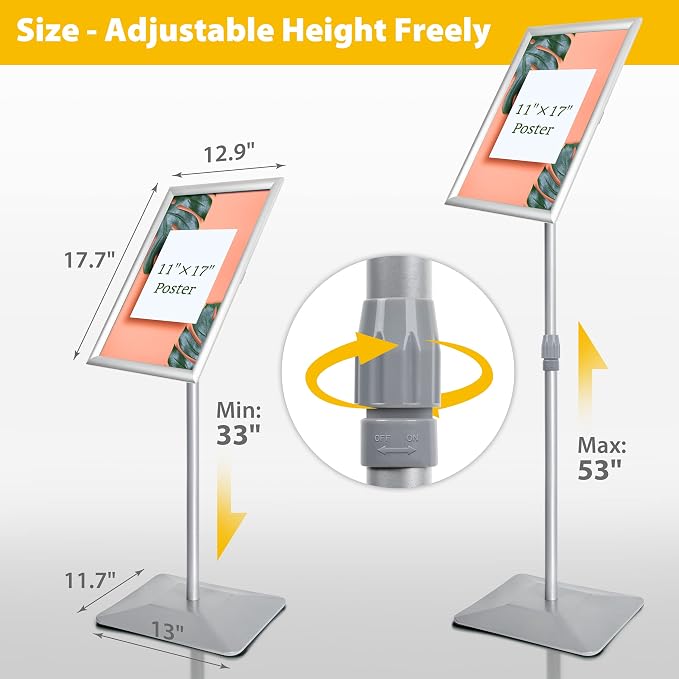 VAIIGO 11"x17" Pedestal Poster Stand - Image 3