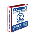 Samsill 2 Inch 3 Ring Binder, Made in USA, Economy Round Ring, 425 Sheet by Samsill