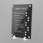 NiHome Black Acrylic Magnetic to Do List Planning Board - Image 9