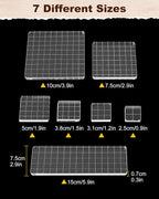 UCEC 7 Pieces Acrylic Stamp Block Clear Stamping Tools Set - Image 2