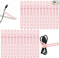 Donruby 24Pcs Silicone Cable Ties by Donruby