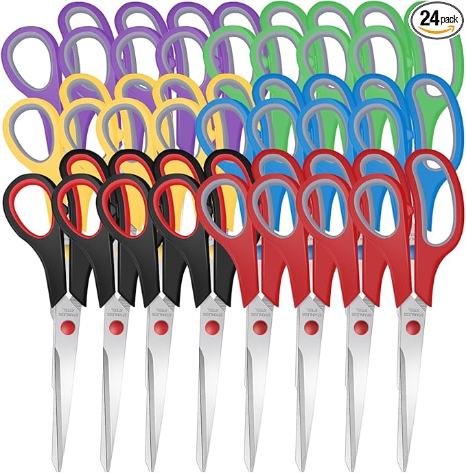 Sewing Craft Scissors Bulk, Stainless Steel Shears by Xnluothsk