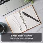 JIMMIDDA 8Pcs Black Gel Pens - Image 8