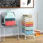 Giantex 6 Storage Drawer Cart Rolling Organizer Cart - Image 9