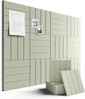 Fluxynara Felt Bulletin Board Tiles Large 48" x 36" Cork Board Alternative-12 by FLUXYNARA