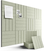 Fluxynara Felt Bulletin Board Tiles Large 48" x 36" Cork Board Alternative-12 by FLUXYNARA