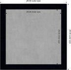 Amanti Art Black Framed Magnetic Board 28x28 Medium Vision Board - Image 4