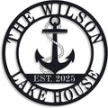Personalized Lake House Decor, Custom Nautical Wall Decor, Nautical Decor by ENFODREAM