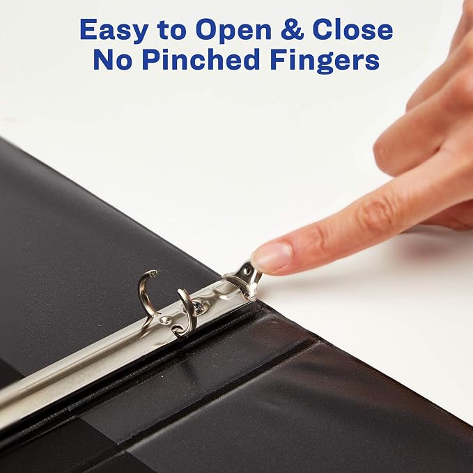 Avery Standard View 3 Ring Binder, 0.5" Round Rings, 100-Sheet Capacity - Image 5