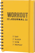 Nextnoid Hardcover Fitness Journal Workout Planner by Nextnoid