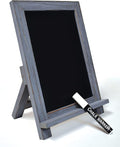 Better Office Products Framed Tabletop Chalkboard Sign, 9.5" x 14", Rustic Wood by BetterOfficeProducts