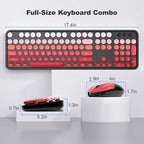 MOFII Wireless Keyboard and Mouse Combo, Full Size 2.4G Plug and Play - Image 7
