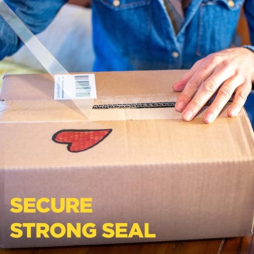 Scotch Secure Seal Packing Tape, Ultra Clear, Reliable and Durable Seal - Image 7