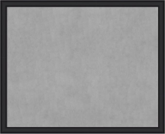 Amanti Art Black Framed Magnetic Board 35x43 X-Large Vision Board by AmantiArt