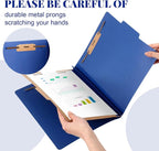 Skyygemm 12 Pcs Classification Folders Letter Size, 1 Divider Pressboard File - Image 3
