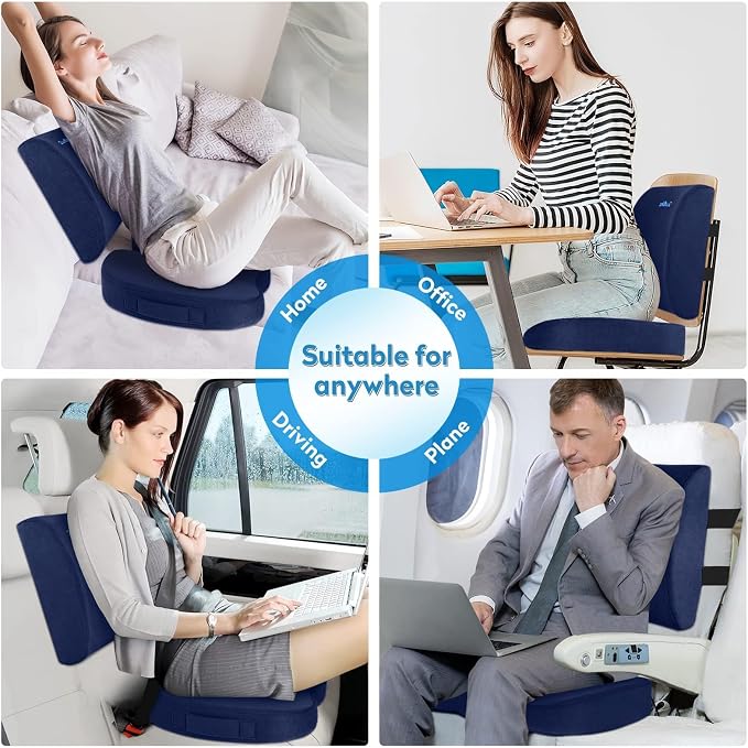 CloudBliss Seat Cushion, Office Chair Cushion, Car Seat Cushion, Lumbar Support - Image 7
