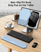 Ergonomic Mouse Pad and Keyboard Wrist Rest Support Set, Massage Design Mousepad - Image 5