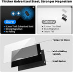 AFAMT Magnetic Dry Erase Board, 4mm Tempered Glass, Strong Magnetic Surface - Image 2