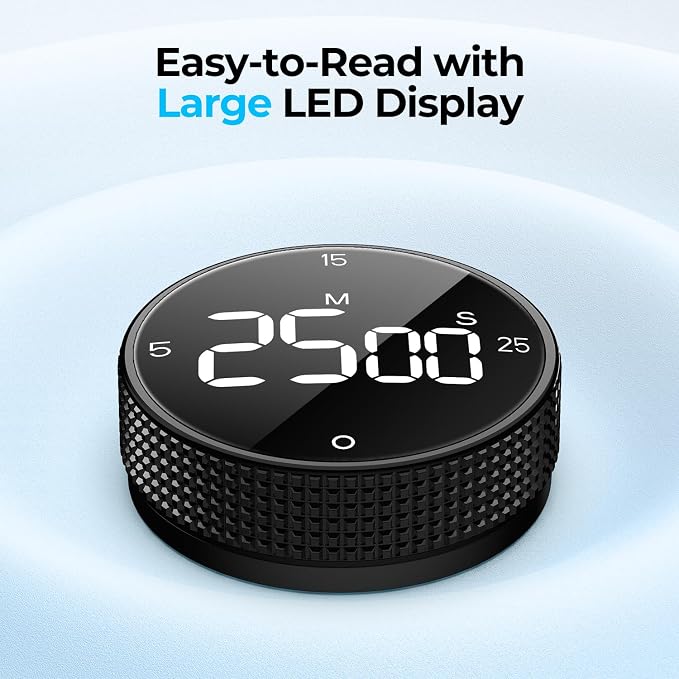 USB Rechargeable Magnetic Kitchen Timer - Image 5