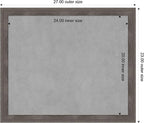 Amanti Art Grey Framed Magnetic Board 23x27 Medium Vision Board - Image 3