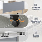 czxhaery Conference Table, Folding Conference Table, Folding Office Conference - Image 8