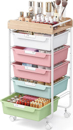 Rolling Storage Utility Cart by SYKIARIOL