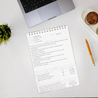 Merely Home | Meeting Notebook for Work | 8.25" x 11.75" | Project Planner | - Image 8