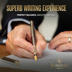 Scriveiner Silver Chrome Fountain Pen - Image 4