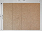 DECORITA Felt Wall Tiles | Large Cork Board Alternative | Aesthetic Felt - Image 2