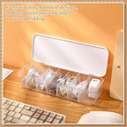 Cable Organizer Box with Lid, 7 Compartments Charger Organizer - Image 6