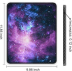 Auhoahsil Mouse Pad, 12 x 10 in Galaxy Theme Computer Mouse Pad - Image 7