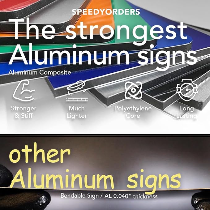 Custom Outdoor Metal Sign, Personalized Aluminum Safety and Business Sign - Image 2
