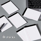 Nichela Legal Pads 4x6 with 18-Line College Ruled Small Legal Pads 6 Packs of - Image 6