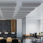 2” Thick Acoustic Panels with Hanging Brackets to the Wall, Light Grey - Image 5
